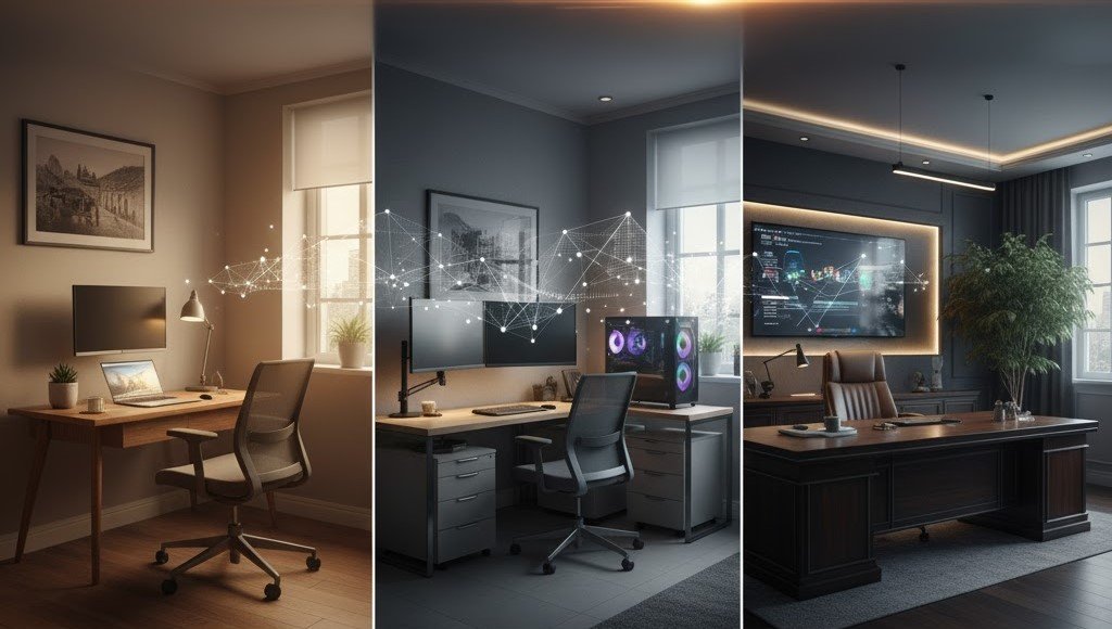 Como Montar Seu Escritório: Do compacto ao alto padrão.